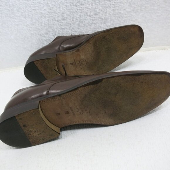 Steeple Gate Brown Leather Split Toe Oxfords Men\'s Dress Footwear Shoes Sz 10 D